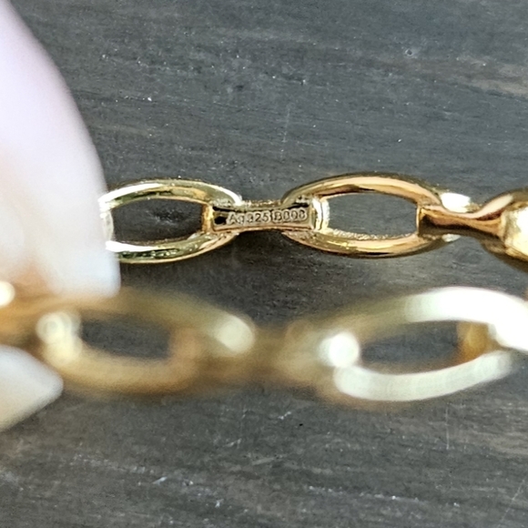 Dainty 18K gold plated silver ring - Picture 6 of 6